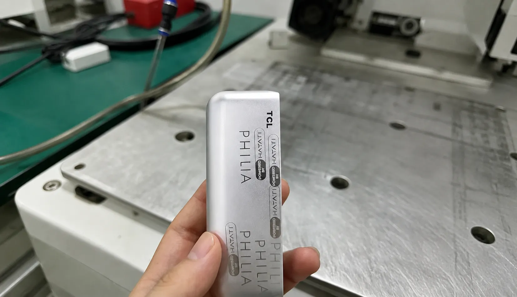 Laser marking sample