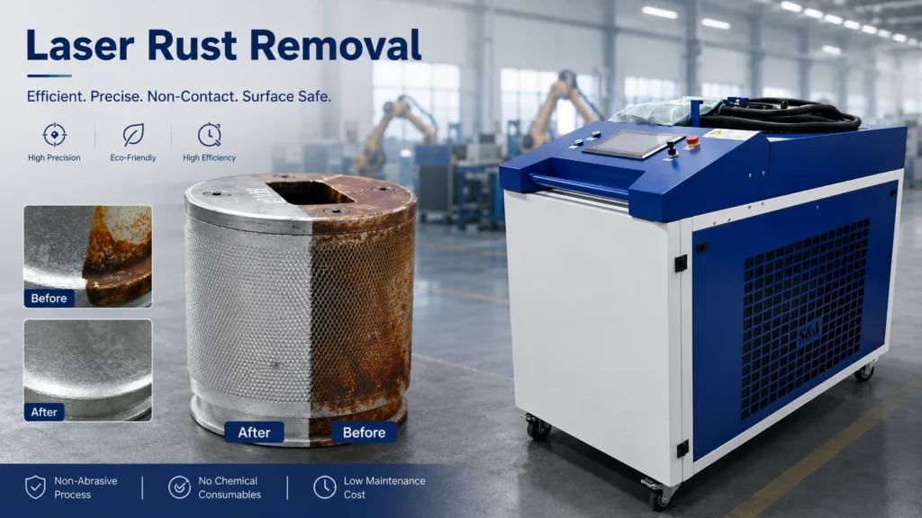 Laser paint removal