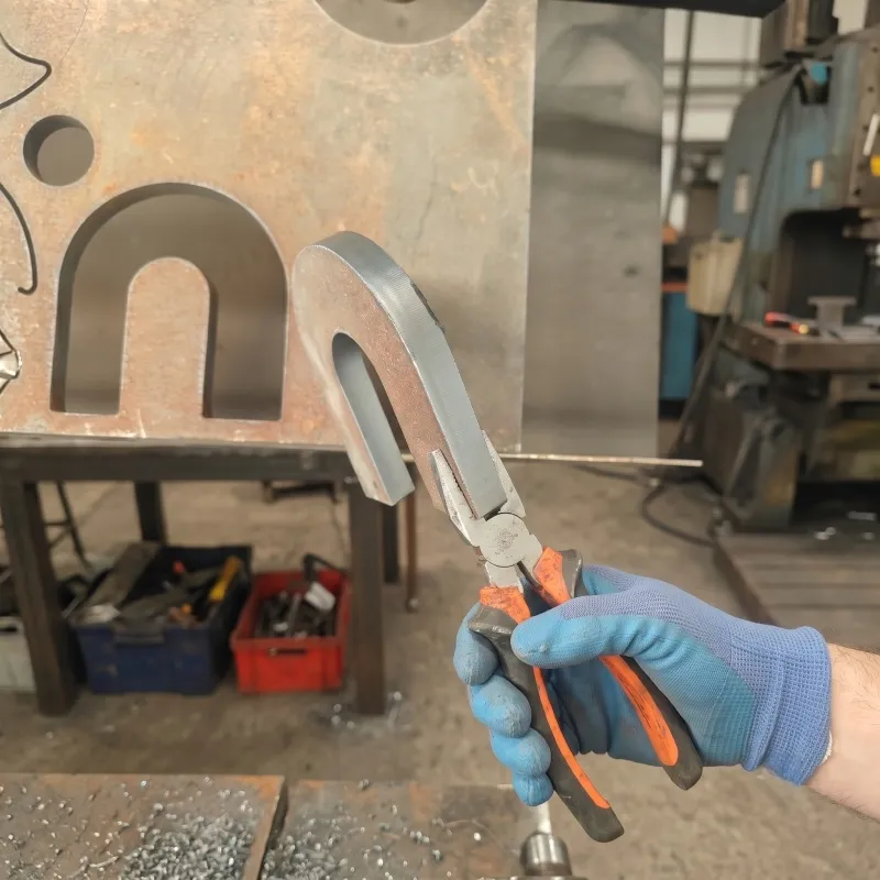 Thick plate laser cut part