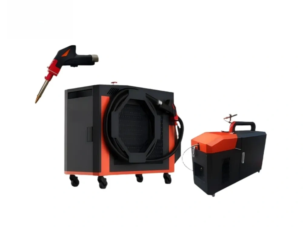 Laser welding machine sourced by power