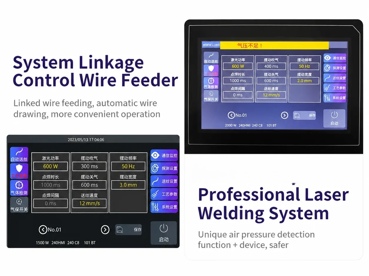 Laser welding control system