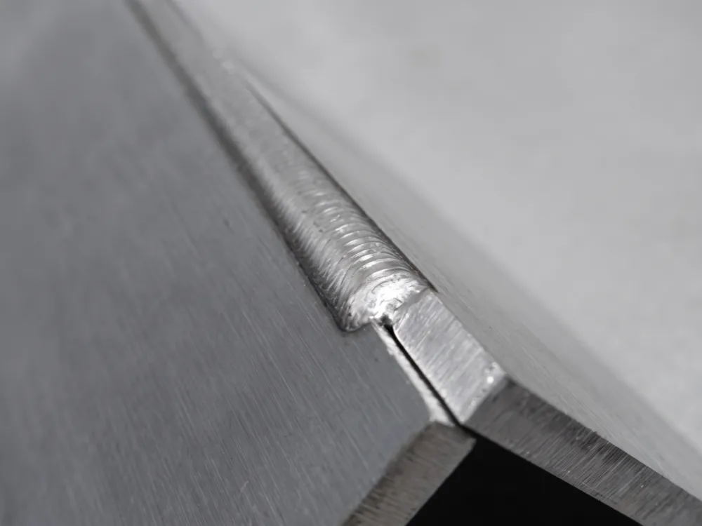 Aluminum & brass laser welding