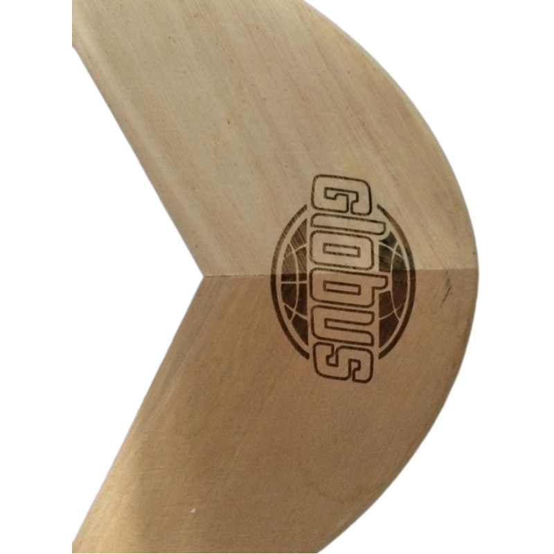 Wood item marked with a laser