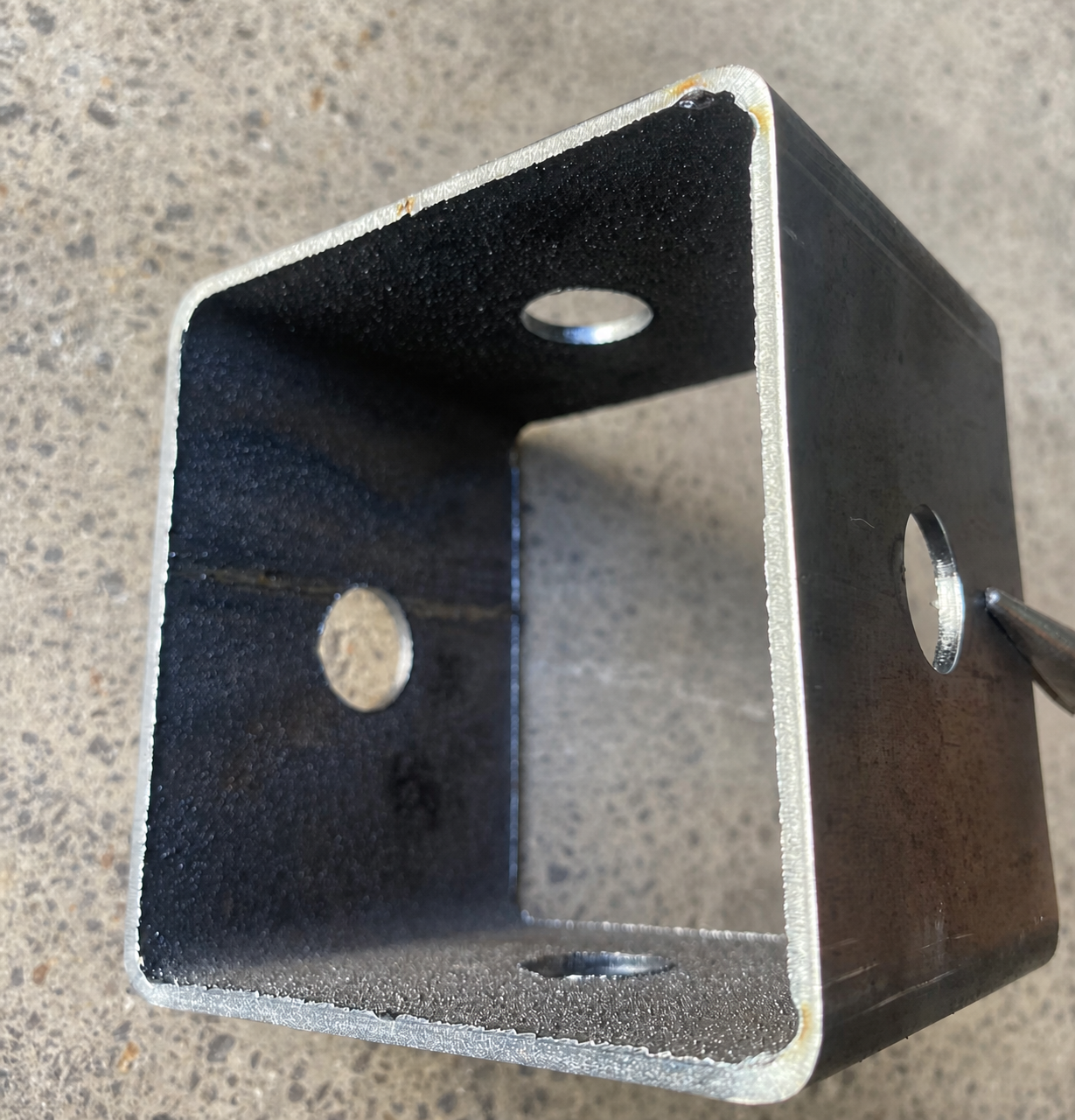 Laser-cut angle support