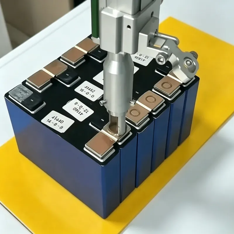Battery laser welding sample