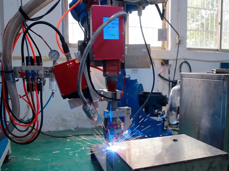 Industrial six-axis robotic arm laser welding system