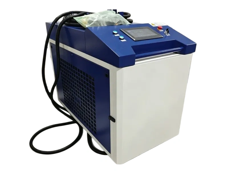 Continuous laser cleaning machine