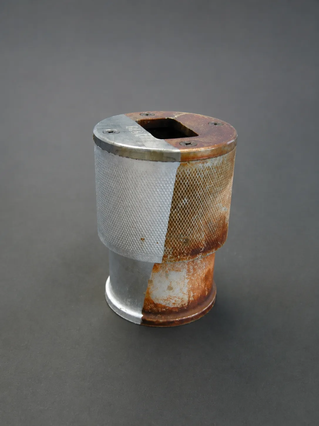 Surface cleaned by a continuous laser cleaning machine