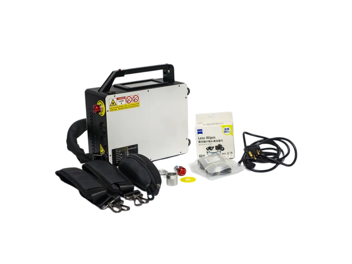 Backpack pulsed laser cleaning machine