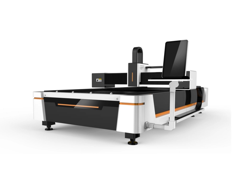 Sheet metal laser cutter with exchange table