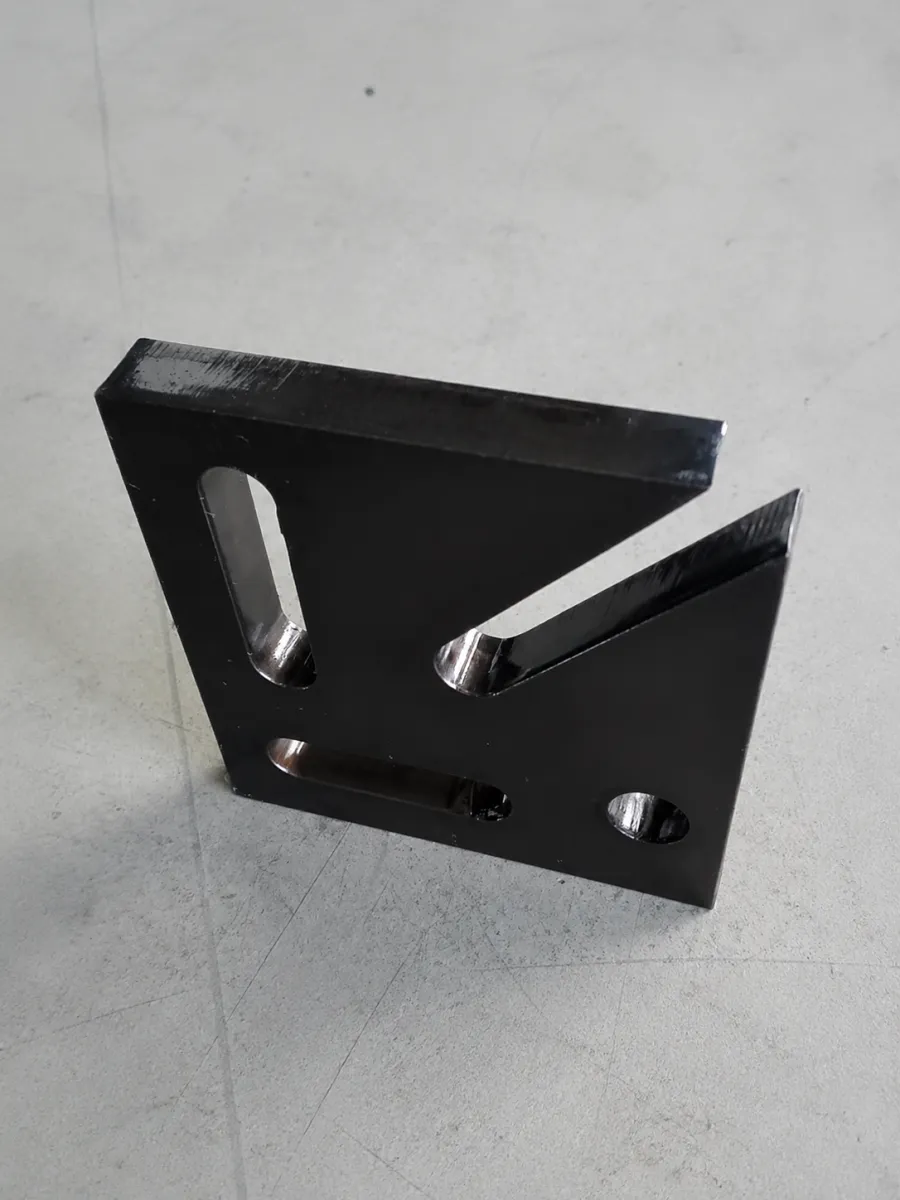 Laser-cut part from a tube and sheet laser cutting machine