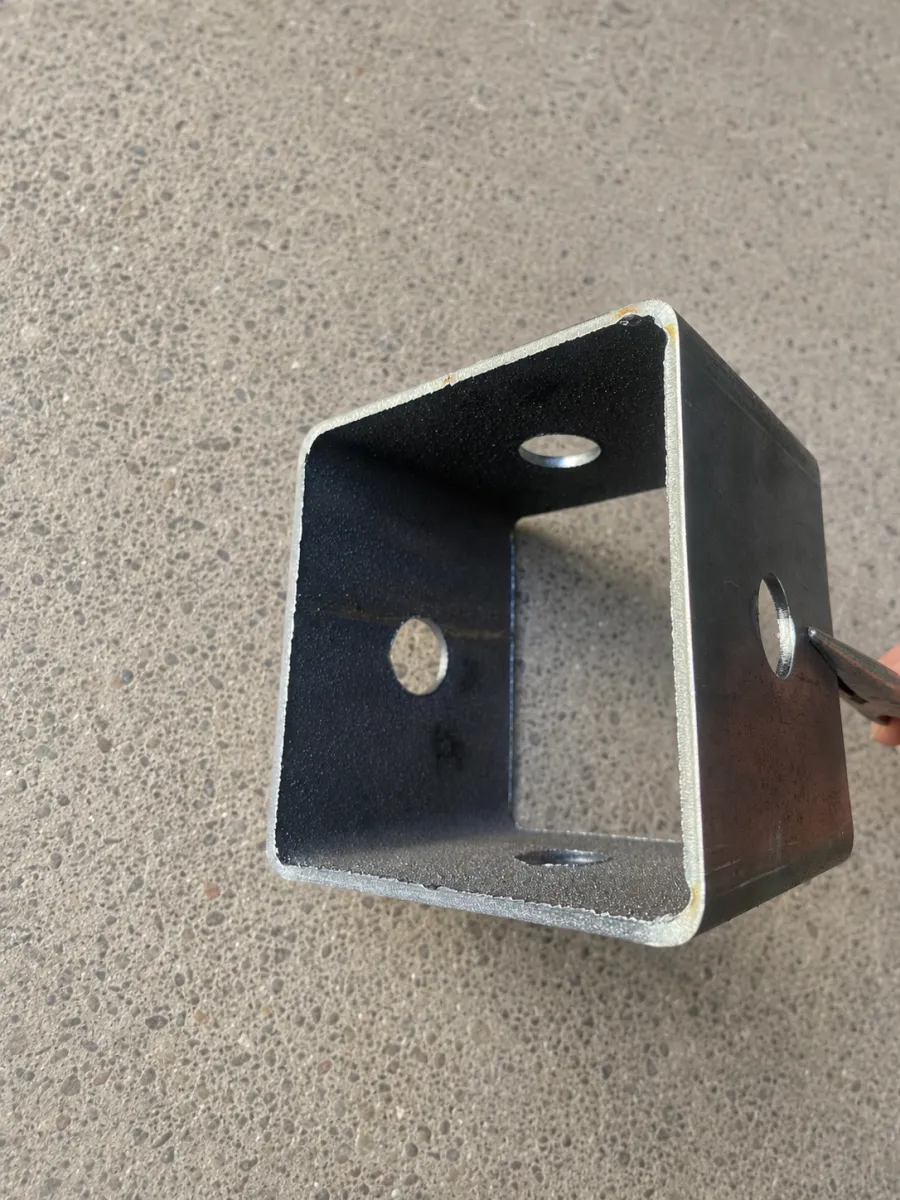 Laser-cut part from a tube and sheet laser cutting machine